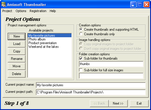 Amiasoft Thumbnailer Screenshot